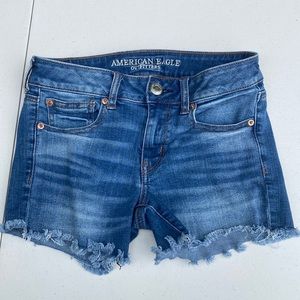 american eagle jean shorts